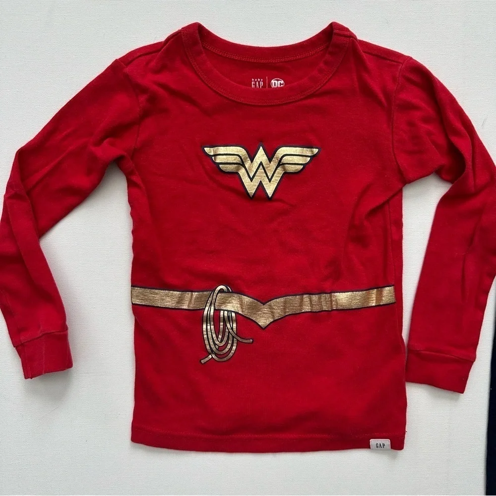 GAP Girls Wonder Woman Pajama Set Size 5 Years